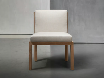 TIMME - Upholstered fabric garden chair by Piet Boon - view 2